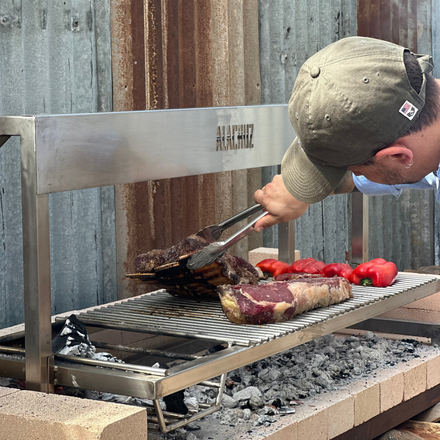 PARRILLA MODULAR INOXIDABLE EN REDONDO