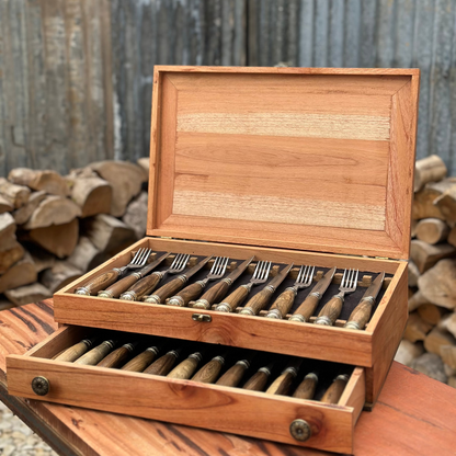 CAJA DE CUBIERTOS PARA 12 PERSONAS