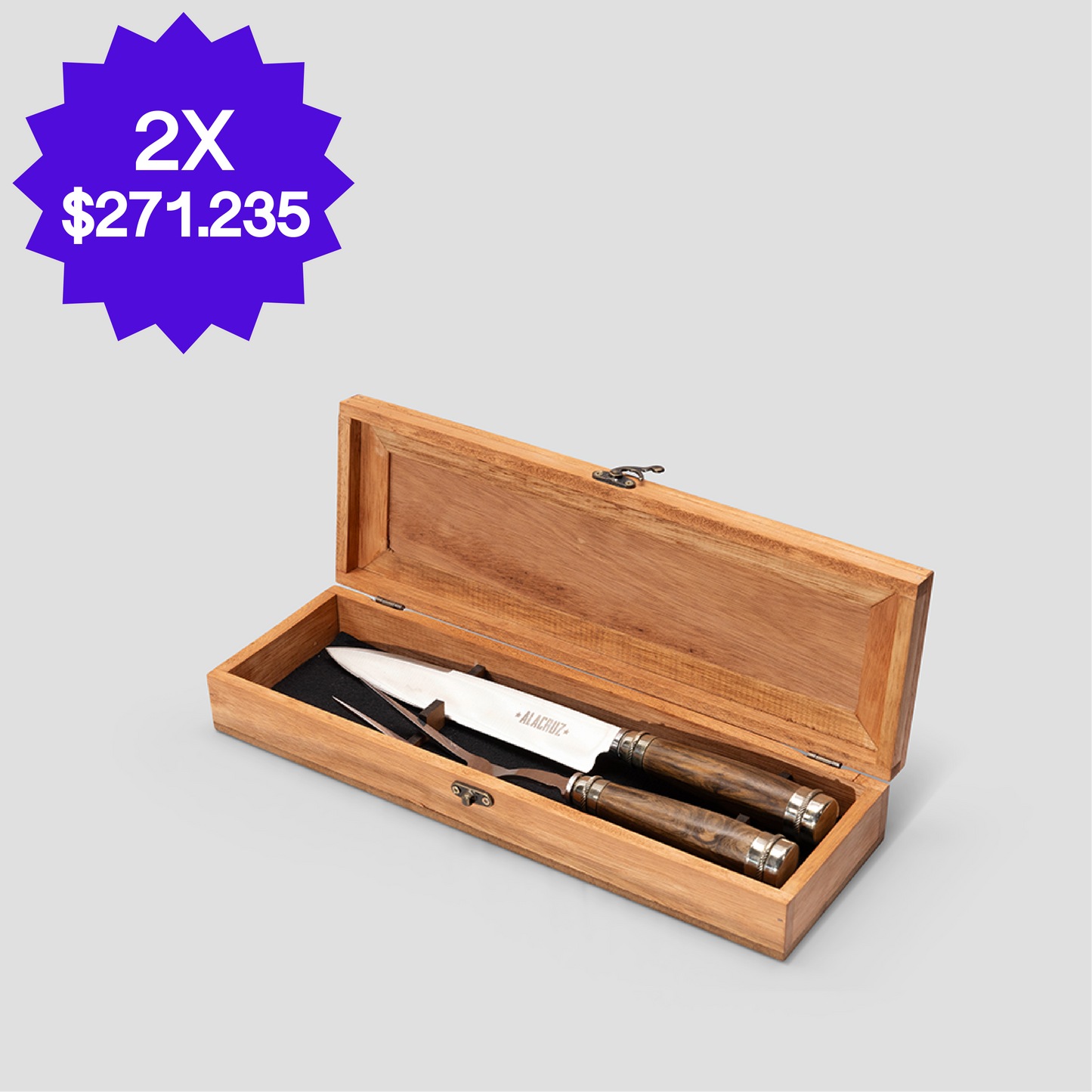 CAJA DE CUCHILLO Y TRINCHE CYBER